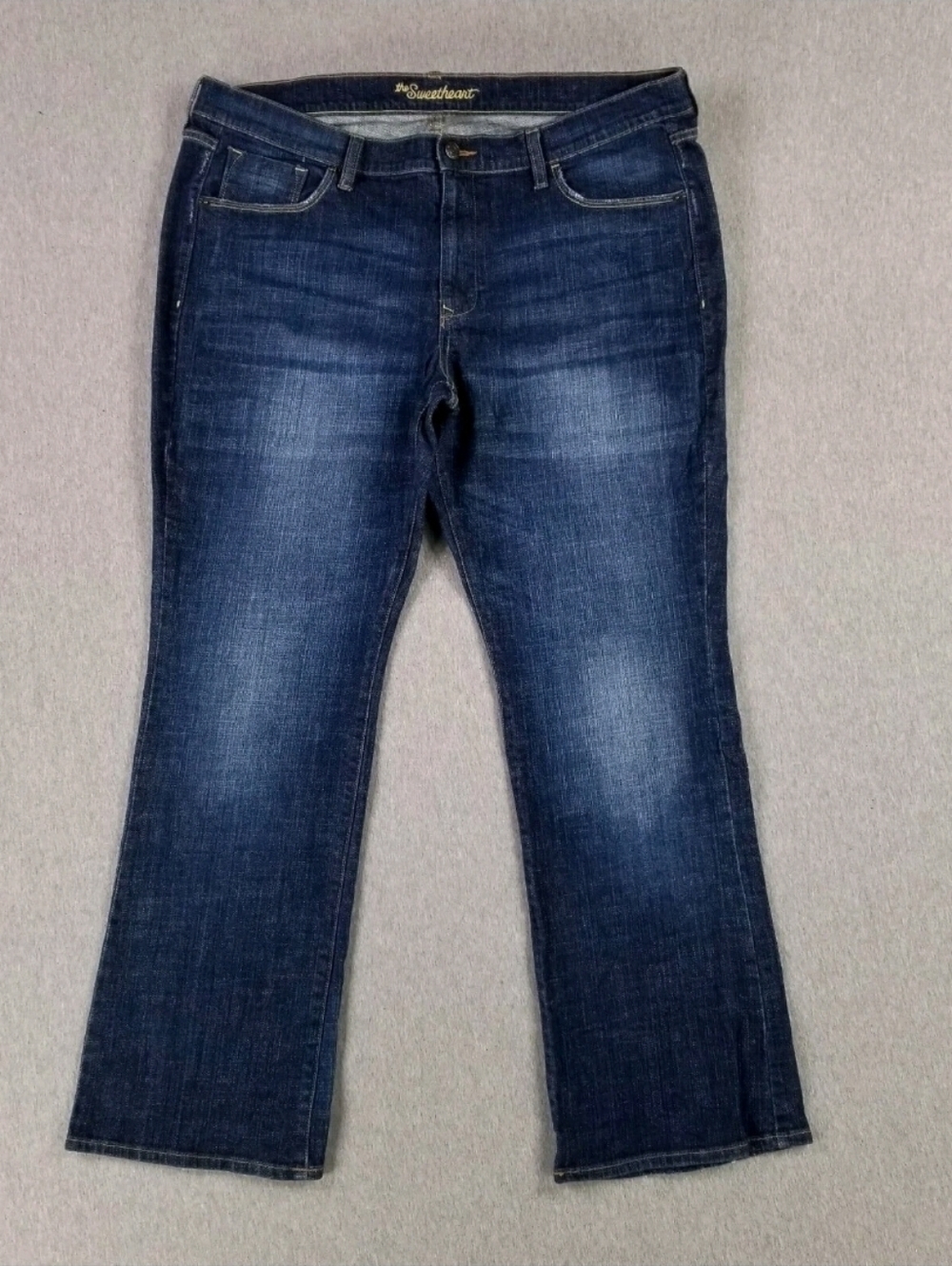 Old Navy Size 16 The Sweetheart Jeans Quality Vintage Denim Thick Dark Wash